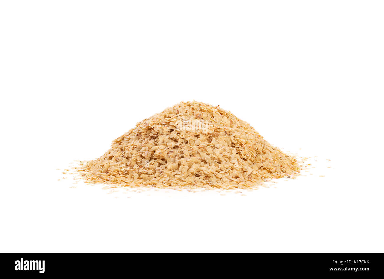 El germen de trigo, el corazón altamente nutritivas del trigo del núcleo aislado. Foto de stock