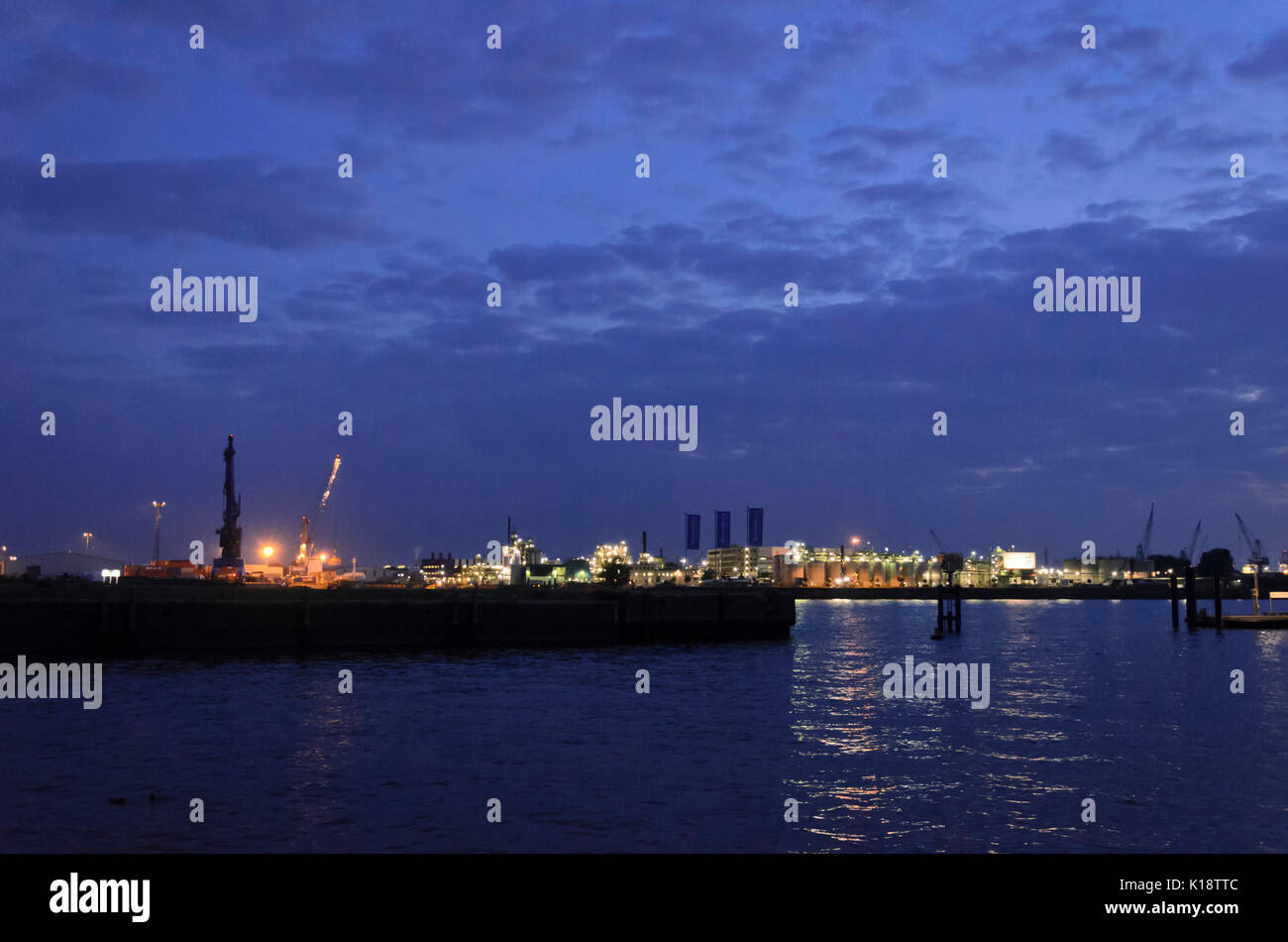 Hafencity, Hamburgo, Alemania. Foto de stock