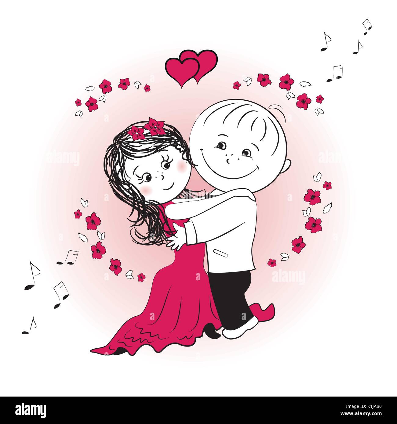 Pareja de baile de amor ilustración vectorial de dibujos animados Imagen Vector de stock - Alamy Pareja de baile de amor ilustración vectorial de dibujos animados Imagen Vector de stock - Alamy