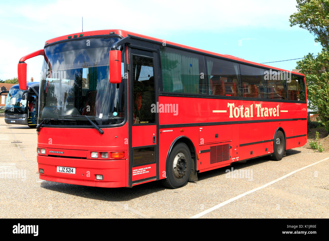 El número total de viajes, autobuses, autocares, excursiones, viajes, excursiones, excursiones, empresa, empresas, Inglaterra, Reino Unido. Foto de stock