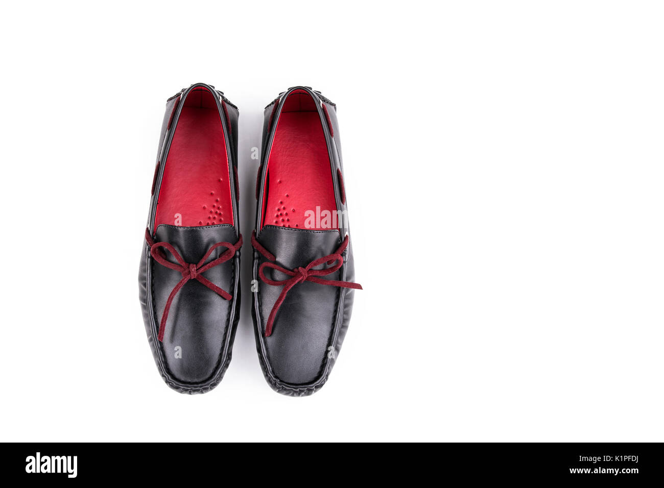 Black leather loafers fotografías e imágenes alta resolución - Alamy