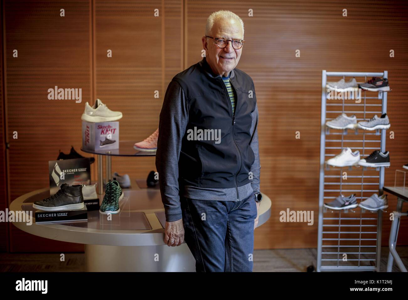 Lima, 22 de agosto del 2017 retratos cofundador marvin bernstein de zapatillas  skechers Hugo Pérez / EL COMERCIO foto via Newscom Fotografía de stock -  Alamy