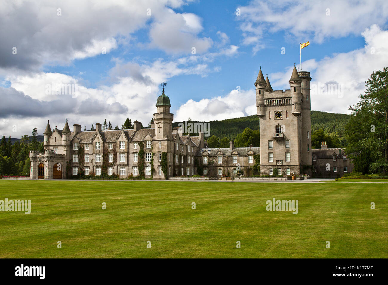 El castillo de Balmoral, aberdeenshire, Escocia, Reino Unido Foto de stock
