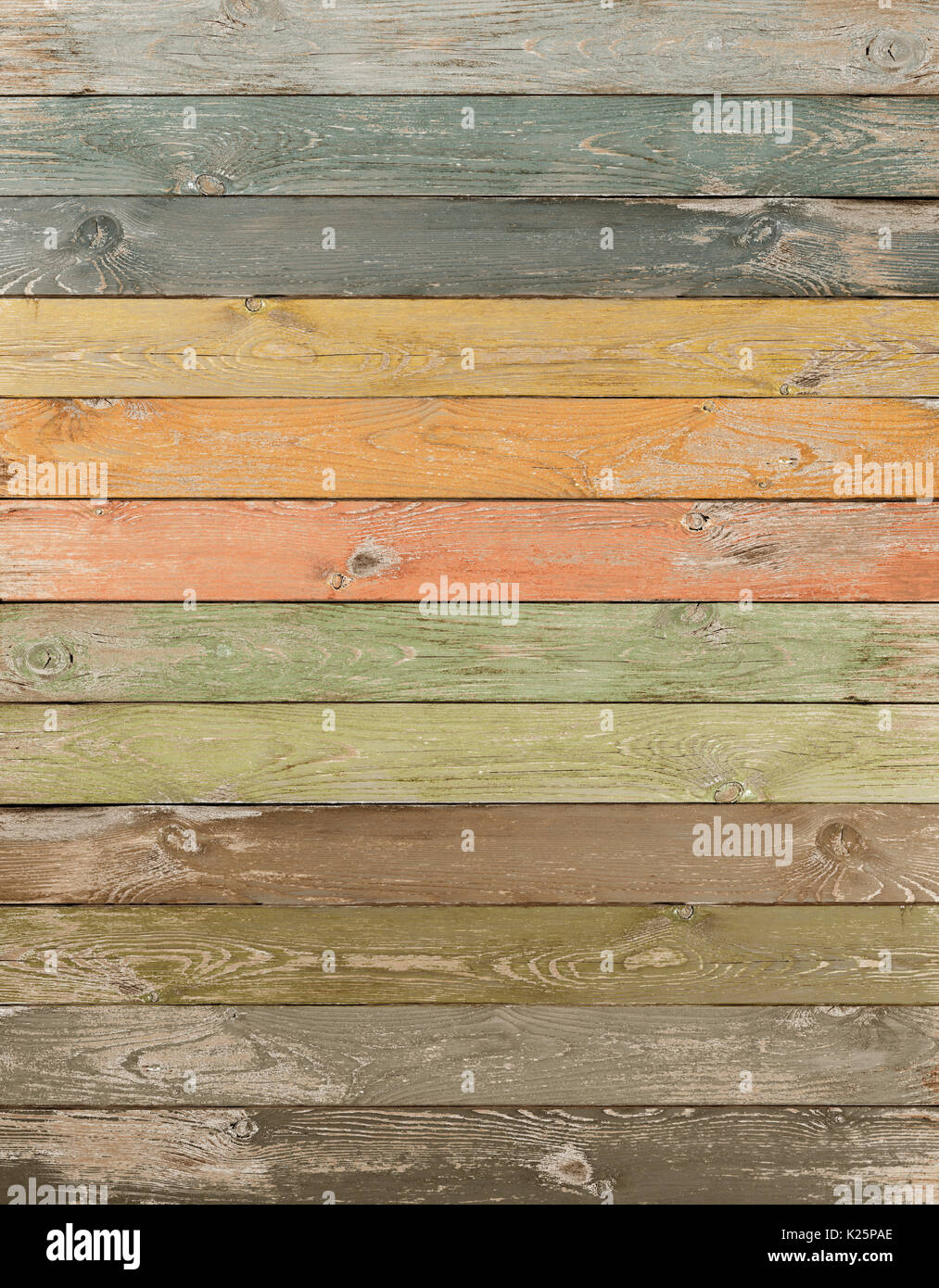 Los tablones de madera color Vintage fondo vertical Foto de stock