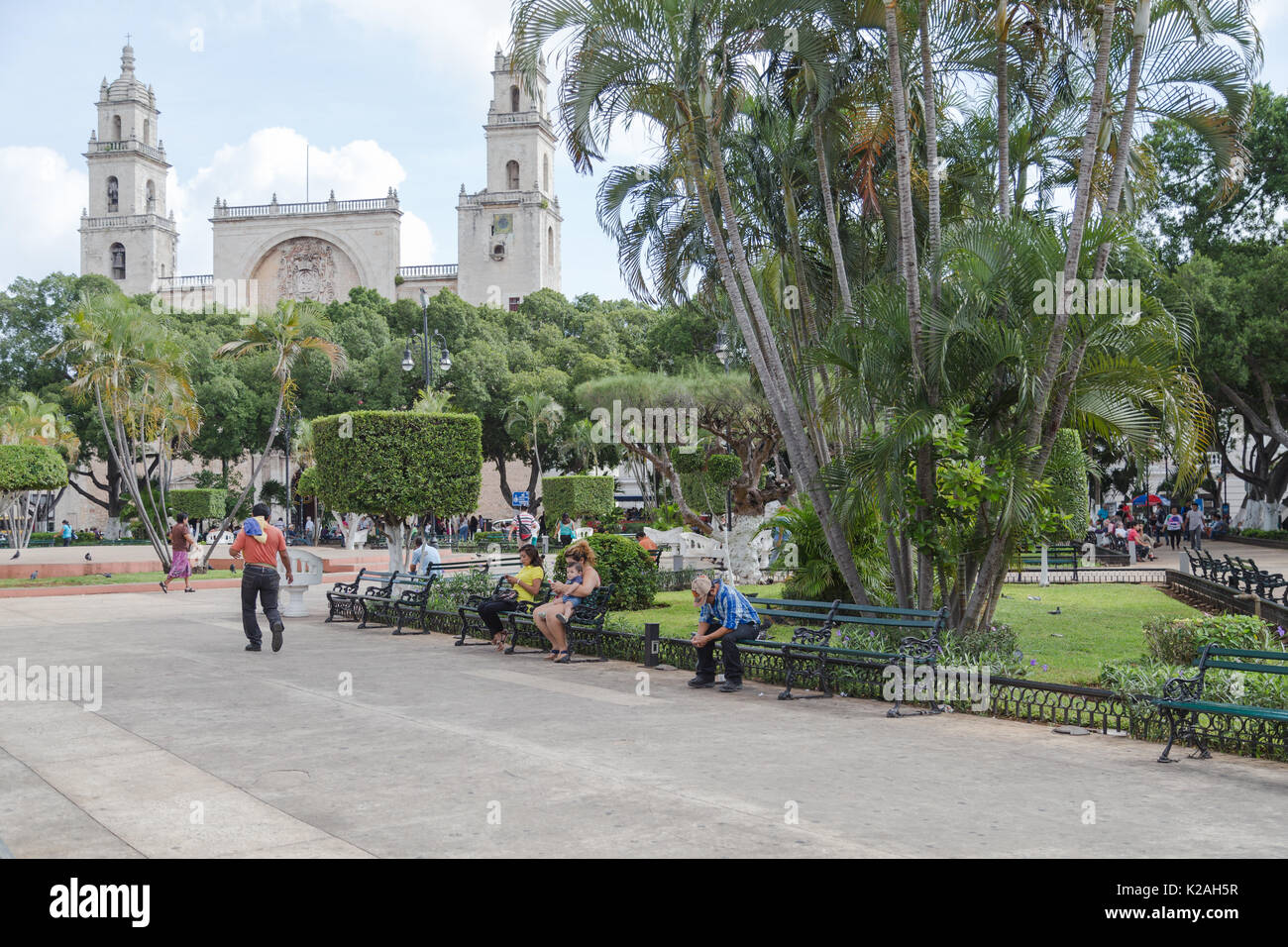 Plaza Central De Merida Yucatan Fotos e Imágenes de stock Alamy