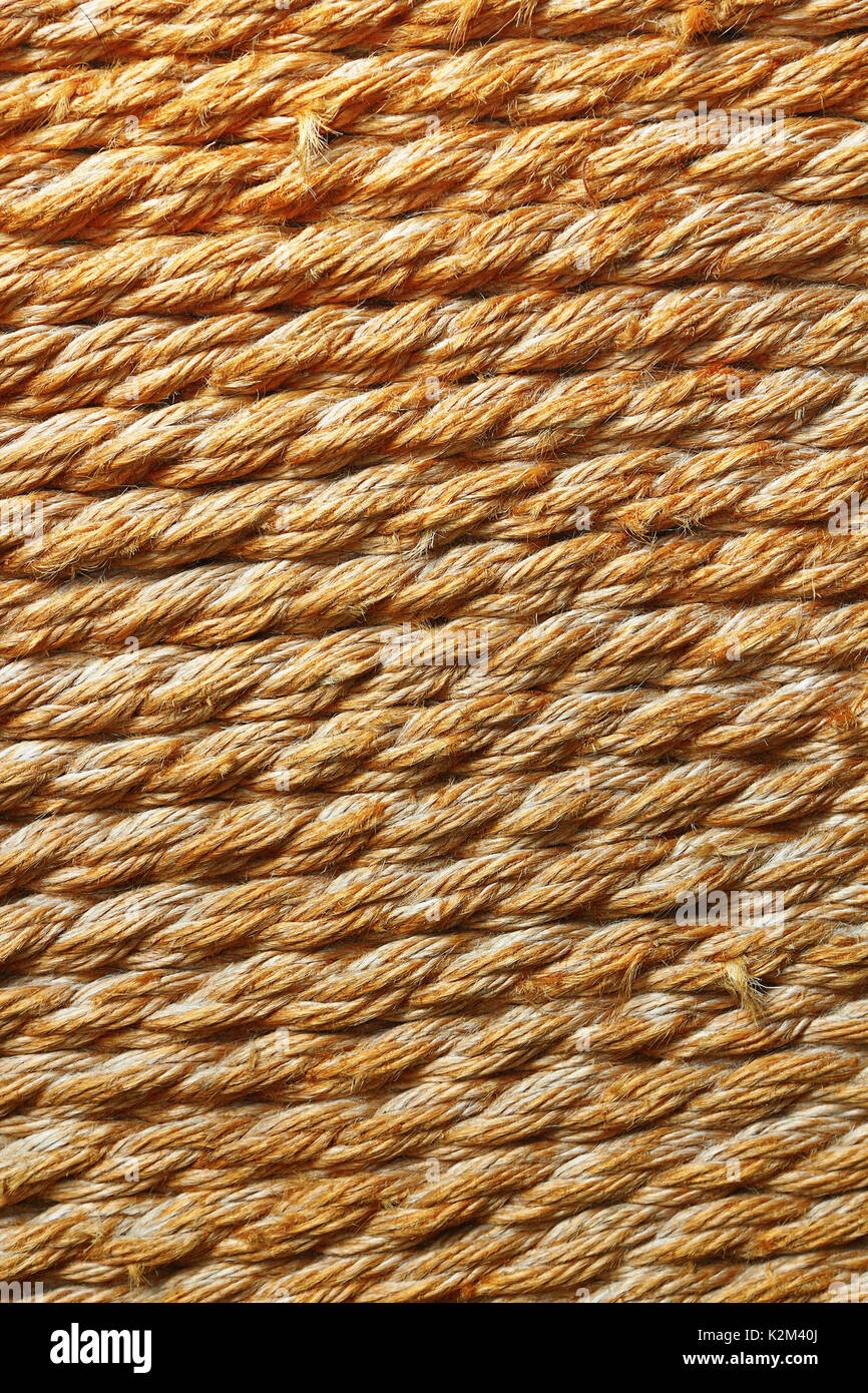 Cuerda de arpillera marrón, de textura para su diseño de fondo Fotografía  de stock - Alamy
