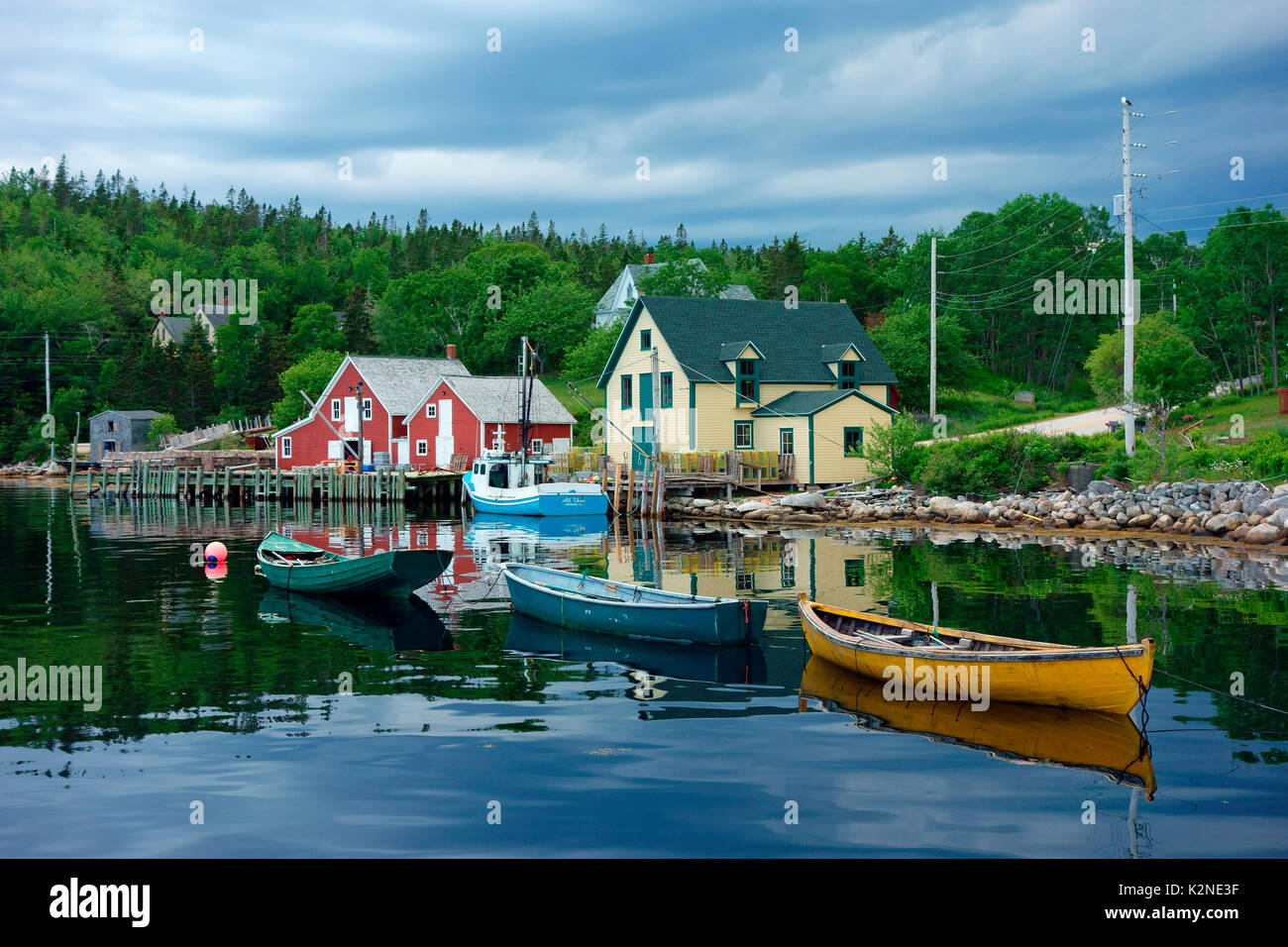 Northwest Cove, Nova Scotia, Canadá Foto de stock
