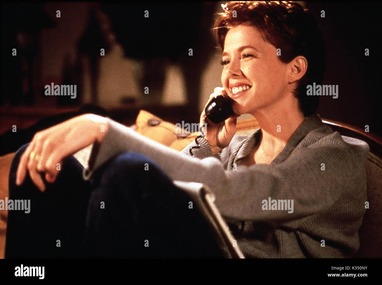 El presidente estadounidense Annette Bening Fecha: 1995 Foto de stock