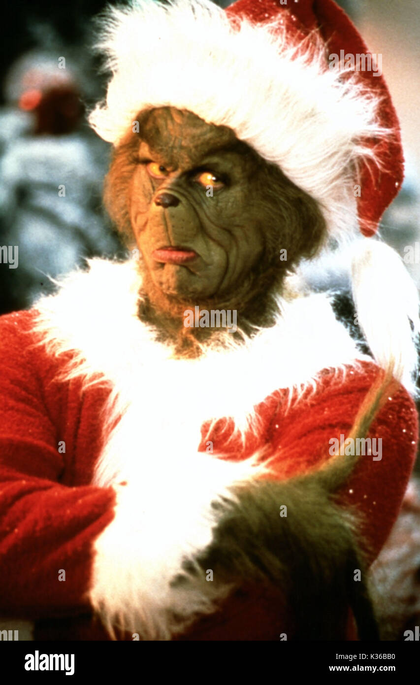 El GRINCH JIM CARREY Fecha: 2001 Fotografía De Stock - Alamy