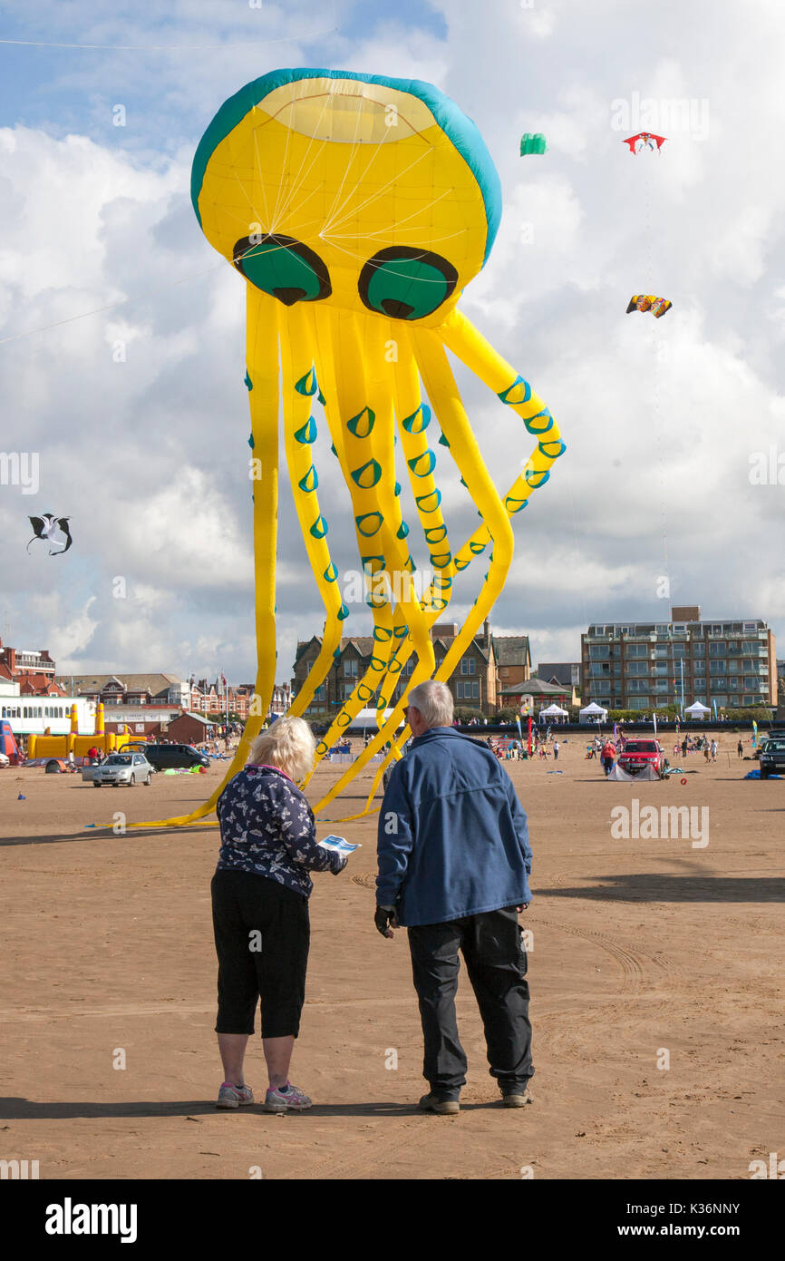 Lytham St Annes, Blackpool, el 2 de septiembre de 2017. St Annes