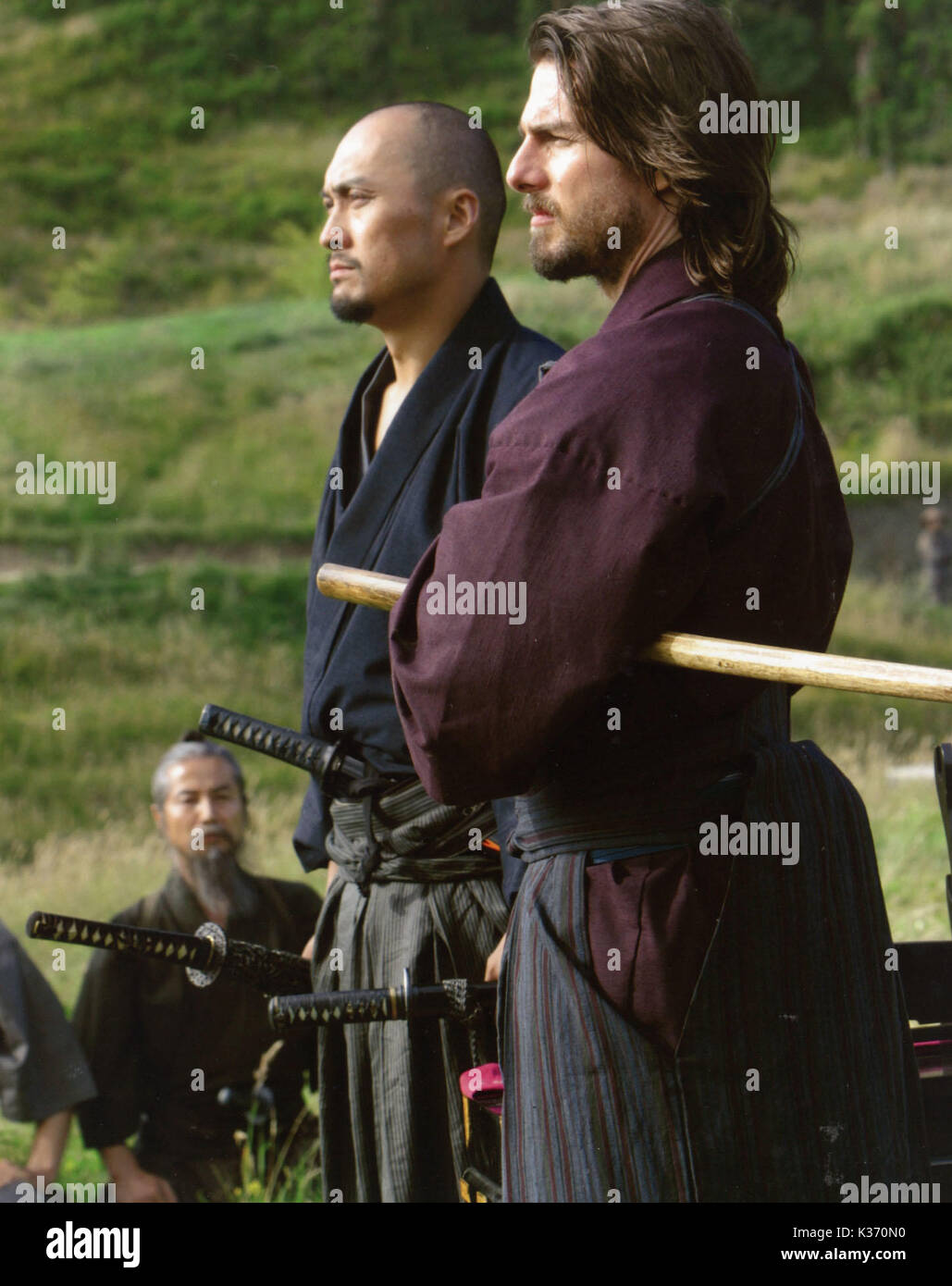 El último samurai Ken Watanabe y Tom Cruise WARNER BROS Fecha: 2003  Fotografía de stock - Alamy