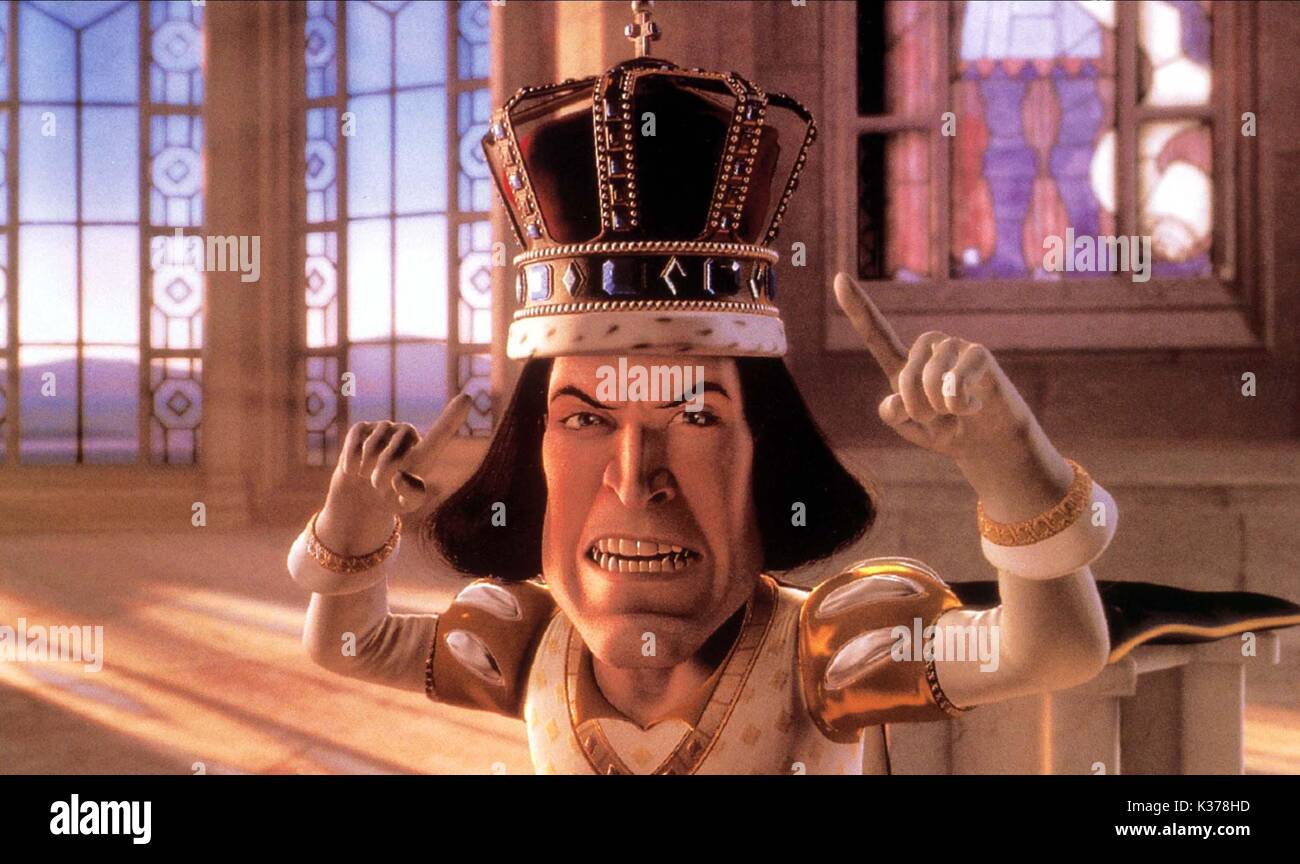Lord Farquaad SHREK SHREK Fecha 2001 Fotografía de stock Alamy