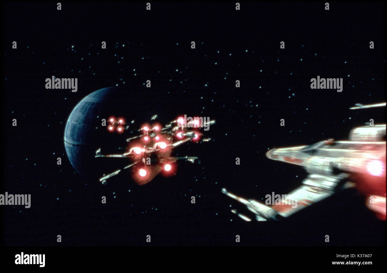 STAR WARS Fecha: 1977 Foto de stock