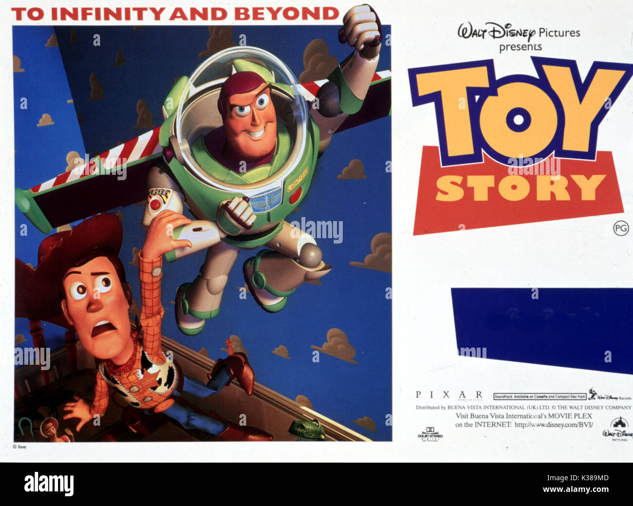 TOY STORY animación de Pixar y Walt Disney Pictures Fecha: 1995 Fotografía  de stock - Alamy