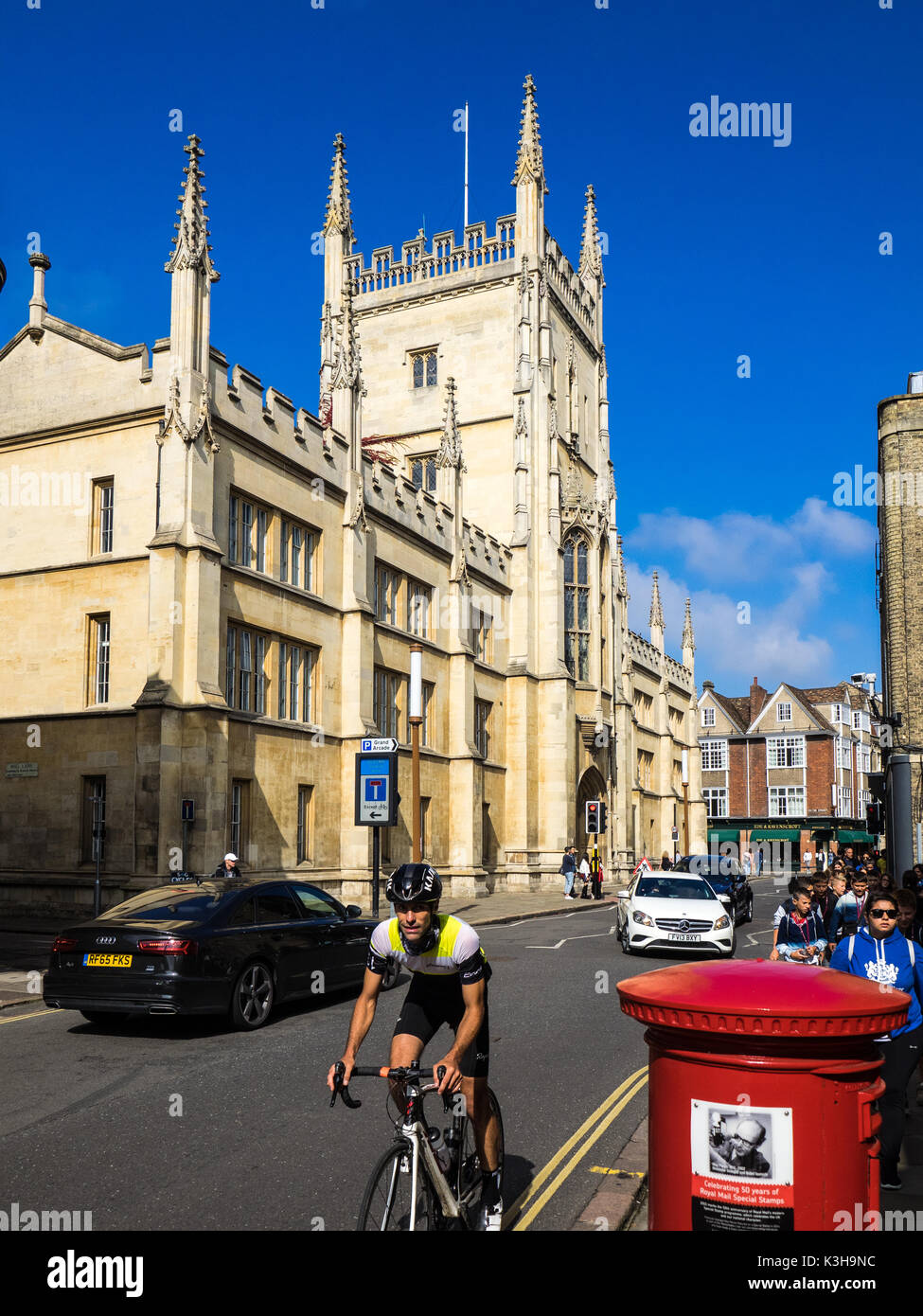 El edificio de Pitt, Cambridge University Press, Cambridge Trumpington, St. El Pitt edificio es la antigua sede de la Cambridge University Press (1833) Foto de stock