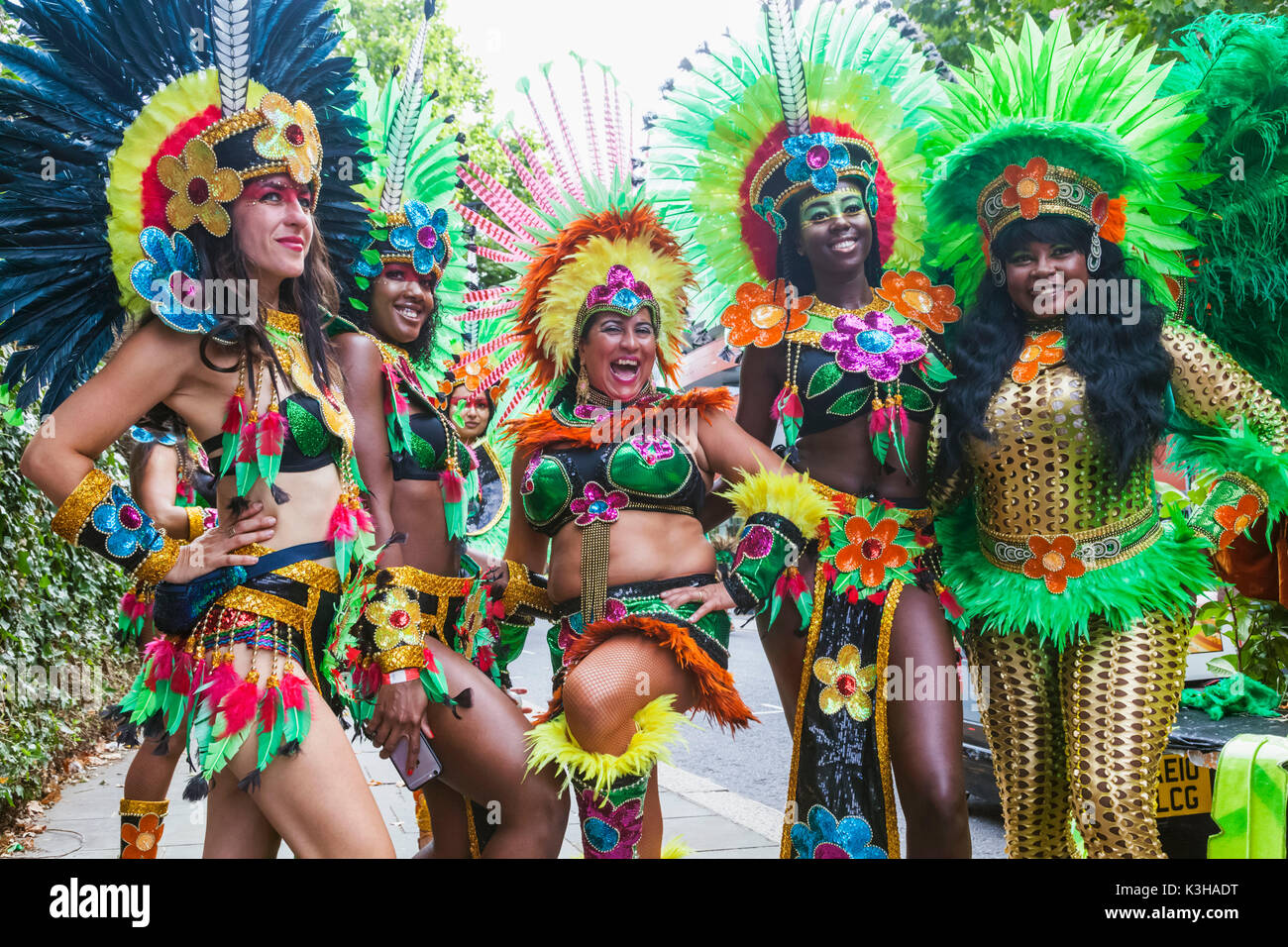 Inglaterra, Londres, el Carnaval de Notting Hill, Desfile de