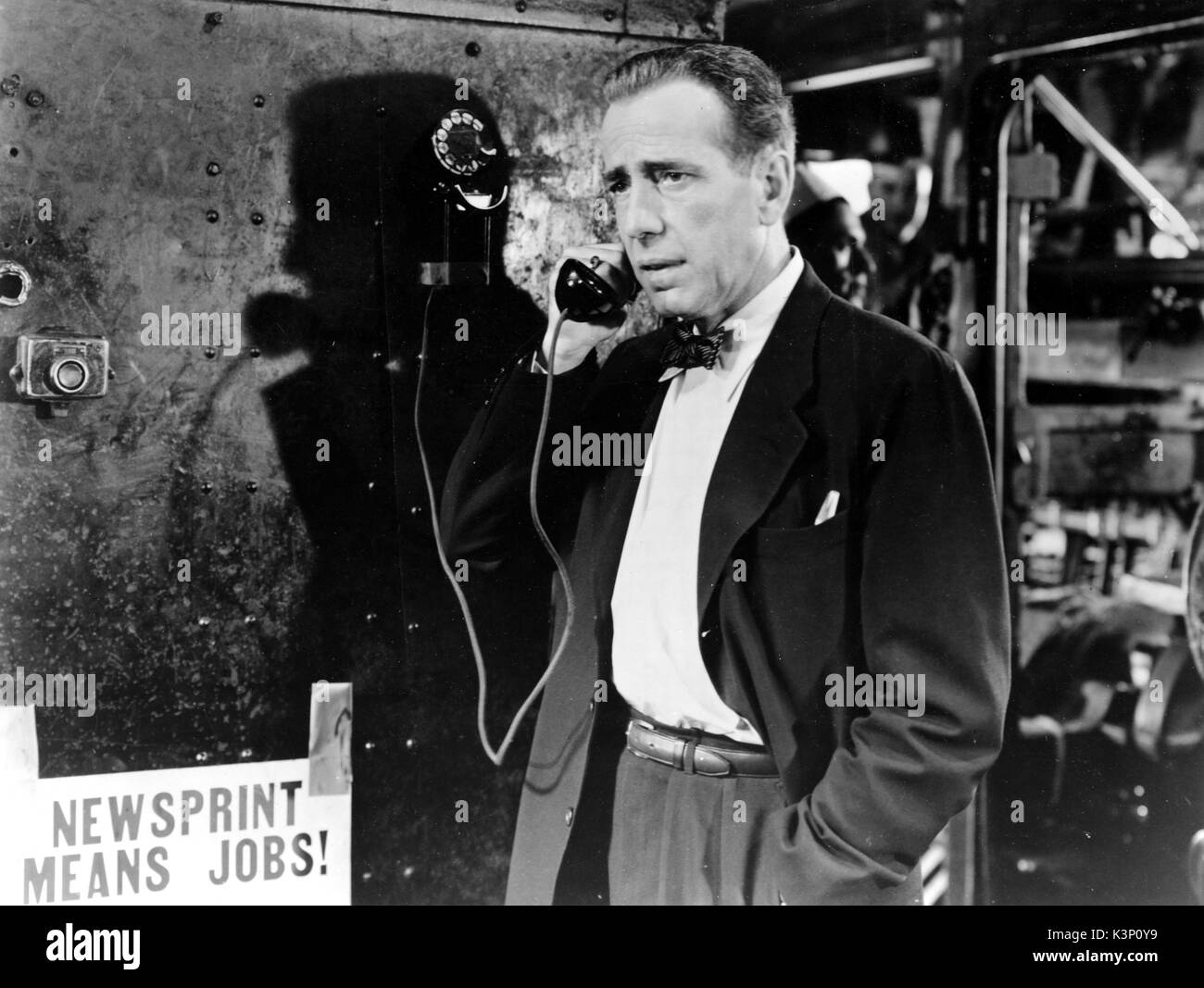 Fecha límite - EE.UU. [US] 1952 Humphrey Bogart Fecha: 1952 Foto de stock