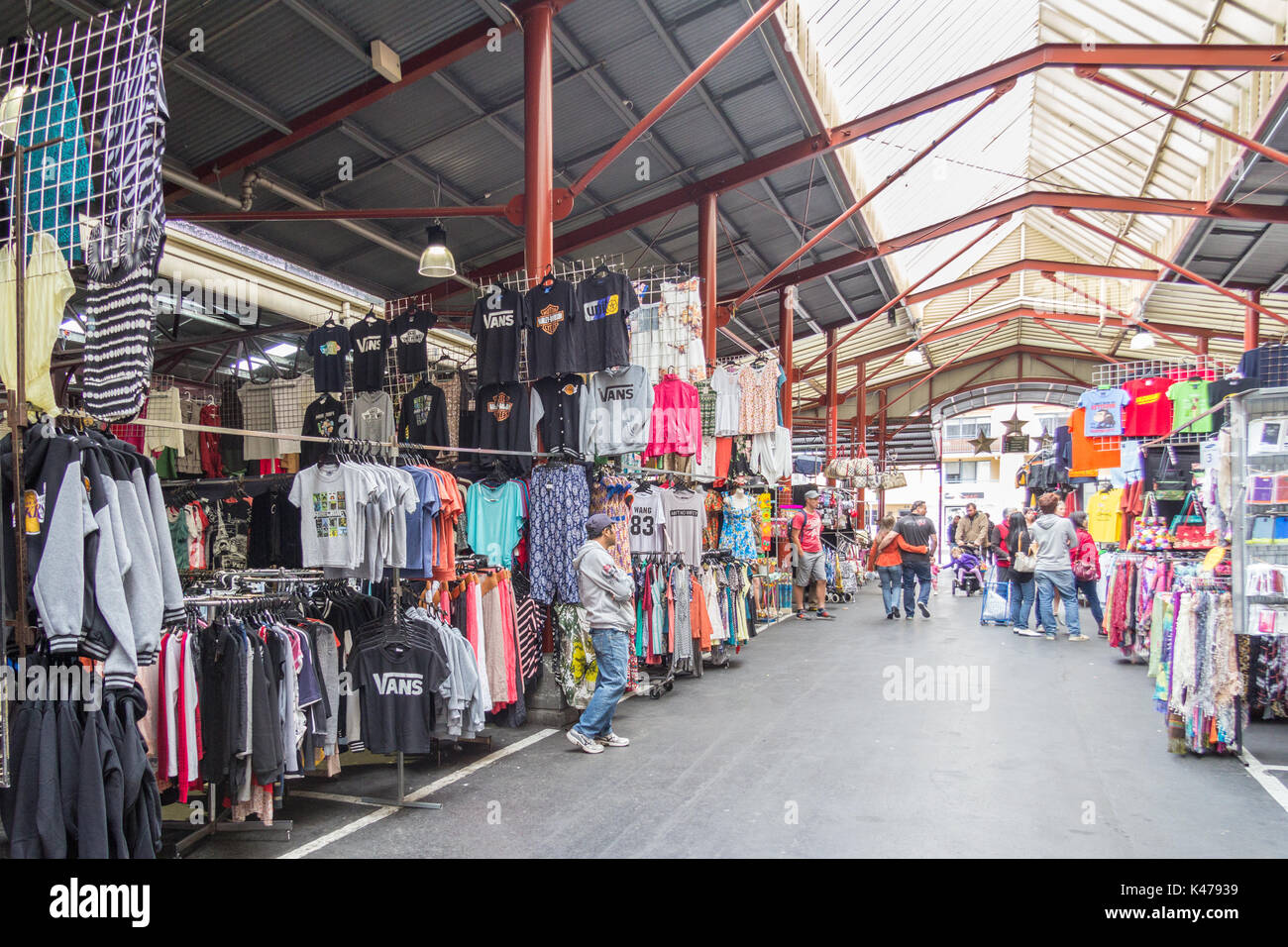 Los compradores, Queen Victoria Market, Melbourne, Victoria, Nueva Gales del Sur (NSW, Australia Foto de stock