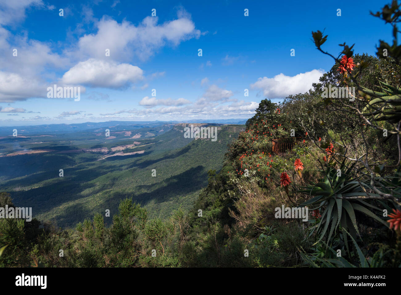 Ventana de dioses, ruta panorámica, Mpumalanga, Sudáfrica Foto de stock