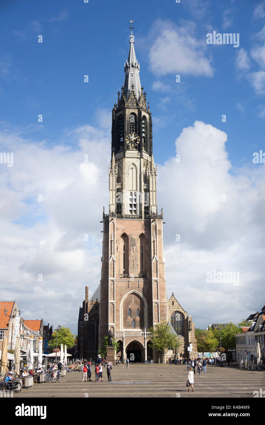 Nieuwe Kerk, Iglesia nueva, Delft, Holanda, los Países Bajos, Europa Foto de stock