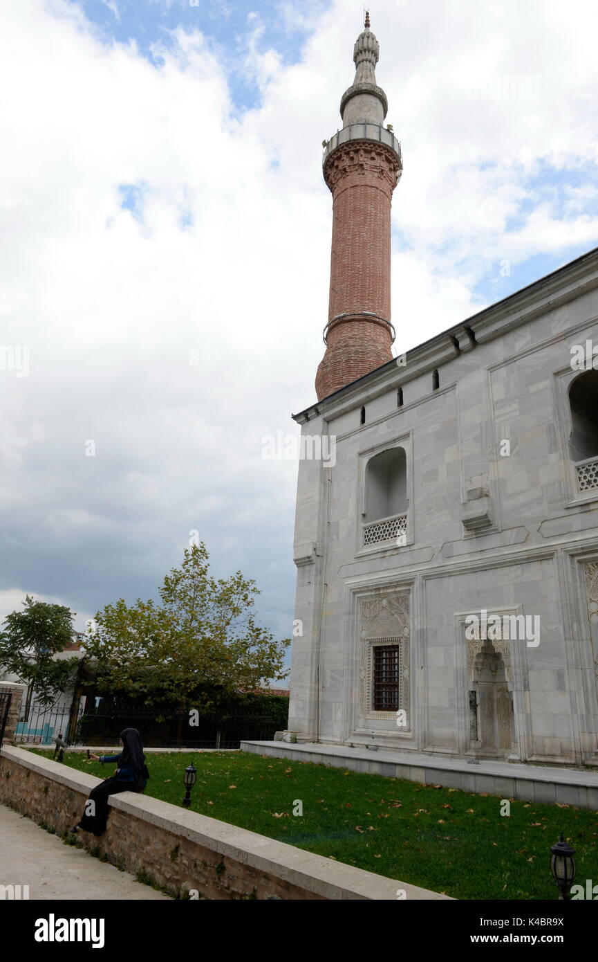 La mezquita Verde Yesil Camii en Bursa, Turquía Foto de stock