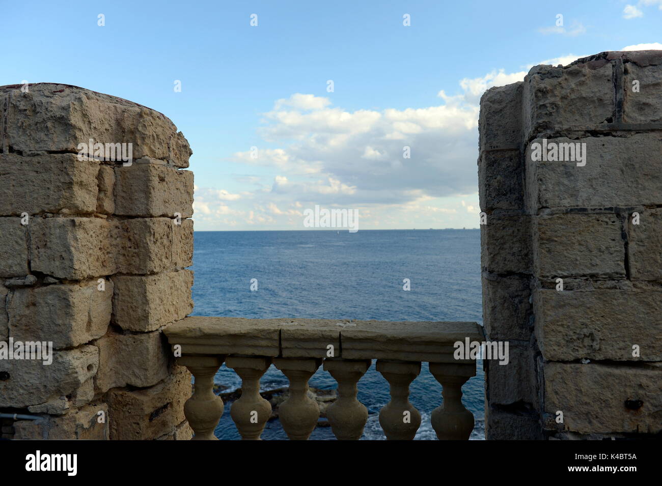 St Julians, Bay, Malta Foto de stock