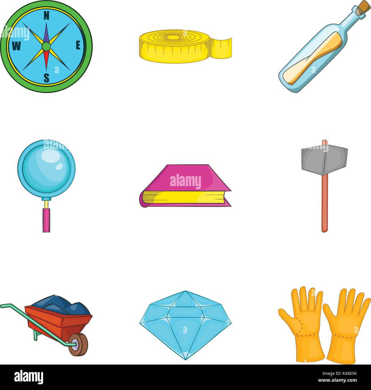 Arqueologia Conjunto De Iconos De Estilo De Dibujos Animados Imagen Vector De Stock Alamy Arqueologia Conjunto De Iconos De Estilo De Dibujos Animados Imagen Vector De Stock Alamy
