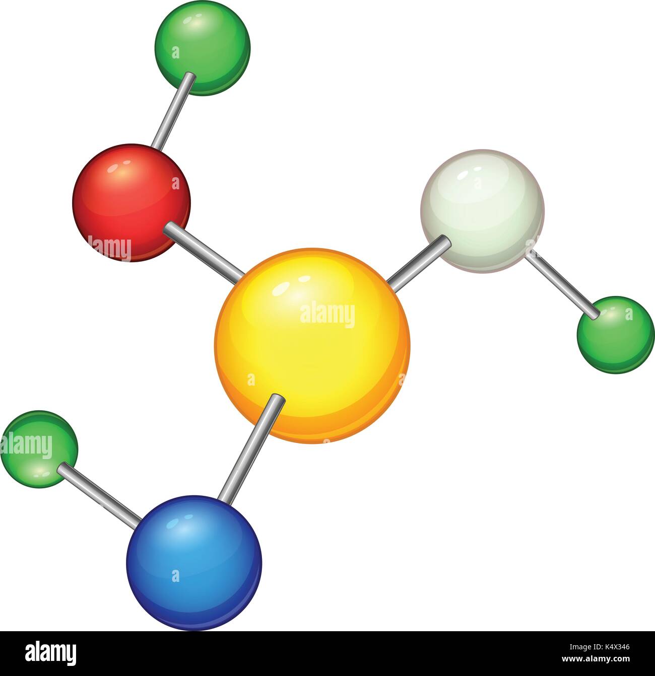 Icono de la molécula, estilo de dibujos animados Imagen Vector de stock -  Alamy