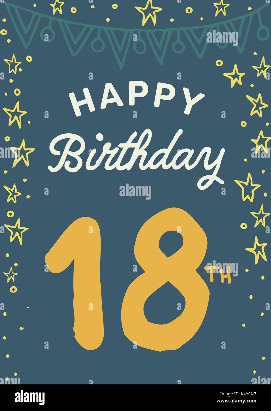 Feliz cumpleaños de 18 años fotografías e imágenes de alta resolución -  Alamy