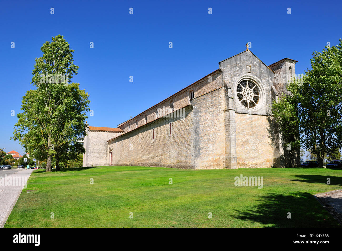Monasterio gótico de Santa Clara. Santarem, Portugal Foto de stock