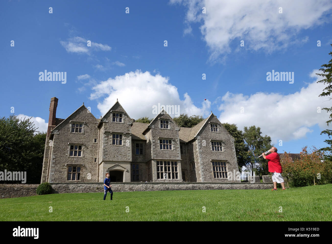 Wilderhope Manor, una casa solariega del siglo XVI en Shropshire propiedad del National Trust y utiliza un Albergue Juvenil Foto de stock