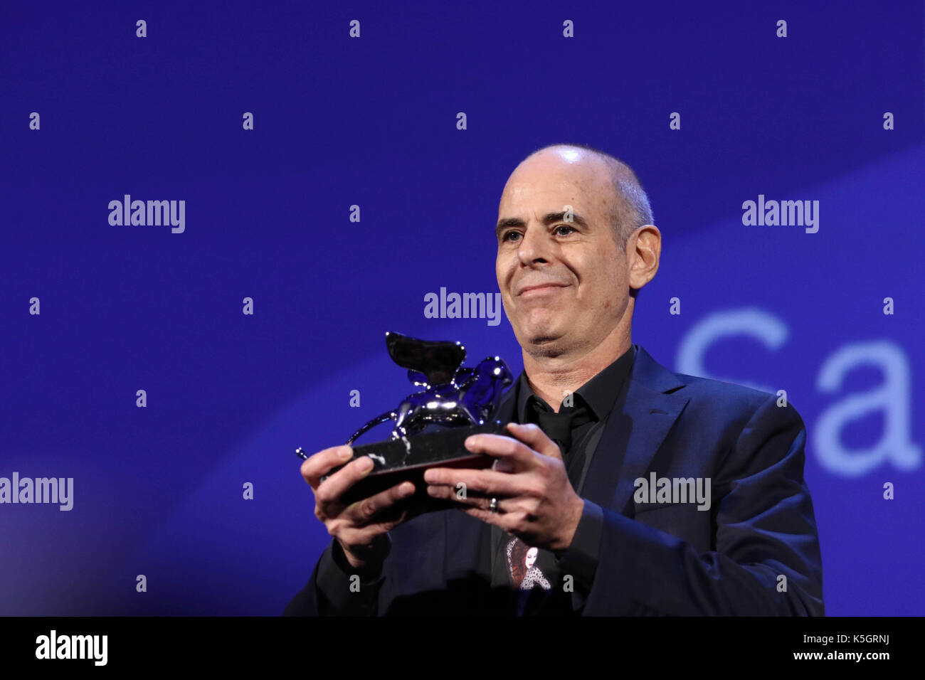 Europa, Italia, Lido di Venezia, a 09 de septiembre de 2017 : el director Samuel Maoz, león, premio del jurado a la película ' foxtrot '. El 74º Festival Internacional de Cine de Venecia © crédito ottavia da re/sintesi/alamy live news Foto de stock