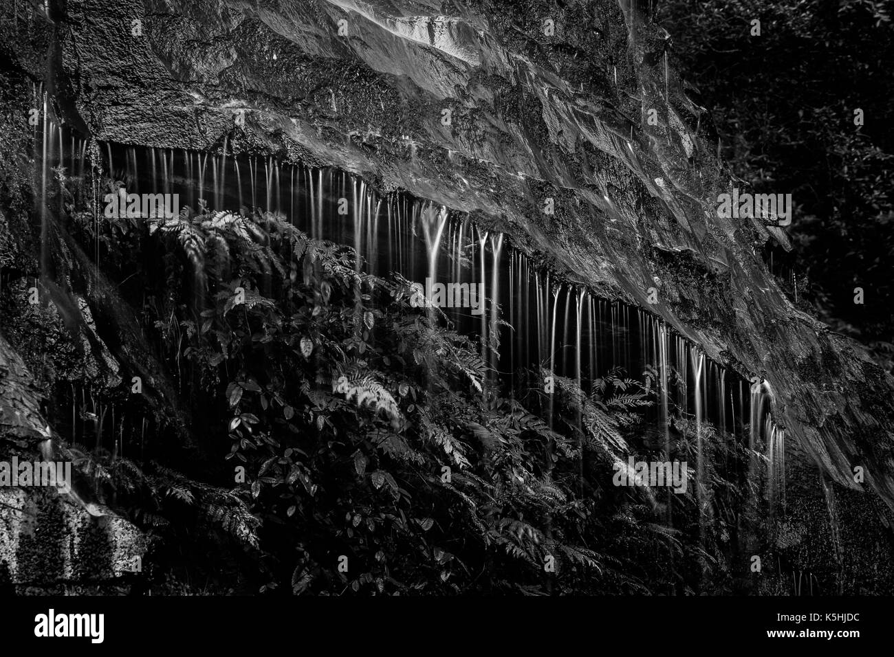 Bridal Veil Falls, Parque Nacional Blue Mountains Foto de stock