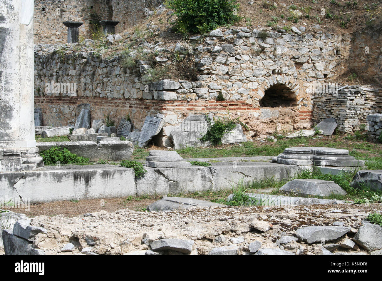 Sitio Arqueológico de Filipos (Basilica A, con fecha del 500 d.C