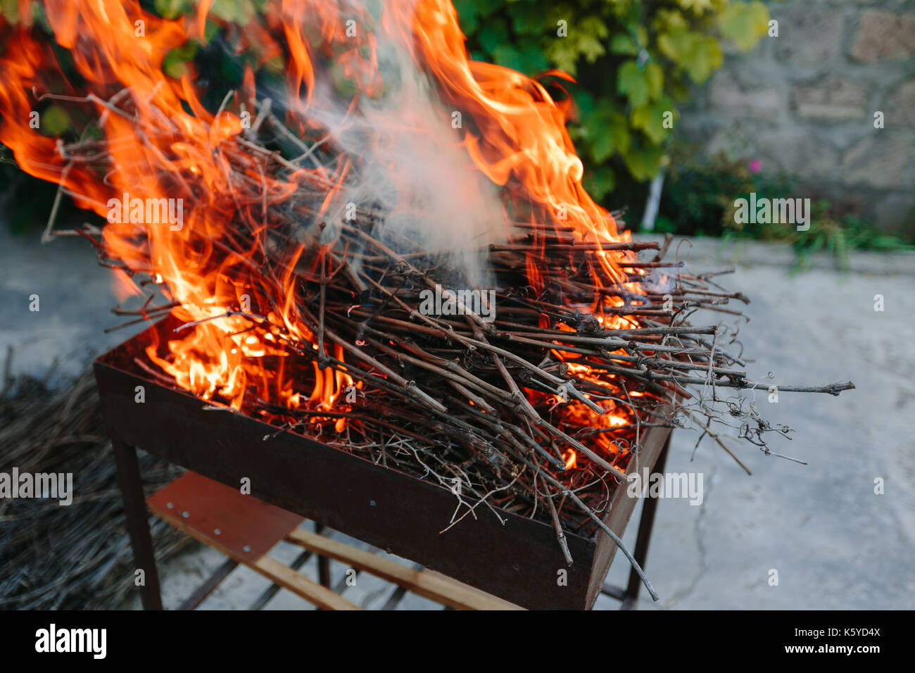 Resultado brasero que echaba llamas llamas #calor #reparacion #fuego #