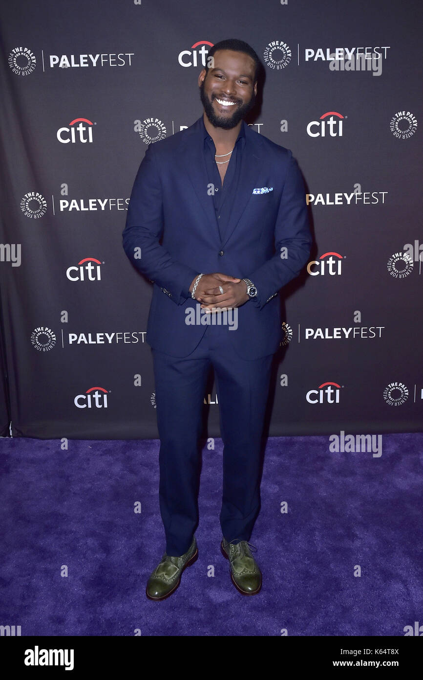 Beverly Hills, EE.UU.. 10 sep, 2017. kofi siriboe en la proyección de 'la reina de azúcar" en 2017 paleyfest caída tv previsualizaciones en el im Paley Center for Media. beverly hills, 10.09.2017 | verwendung weltweit crédito: dpa/alamy live news Foto de stock