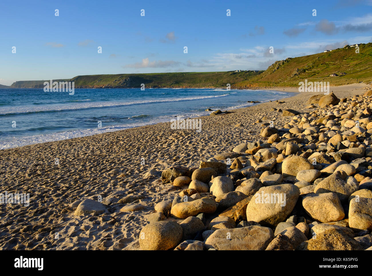 Playa de sennen Cove, sennen, Cornwall, Inglaterra, Gran Bretaña Foto de stock