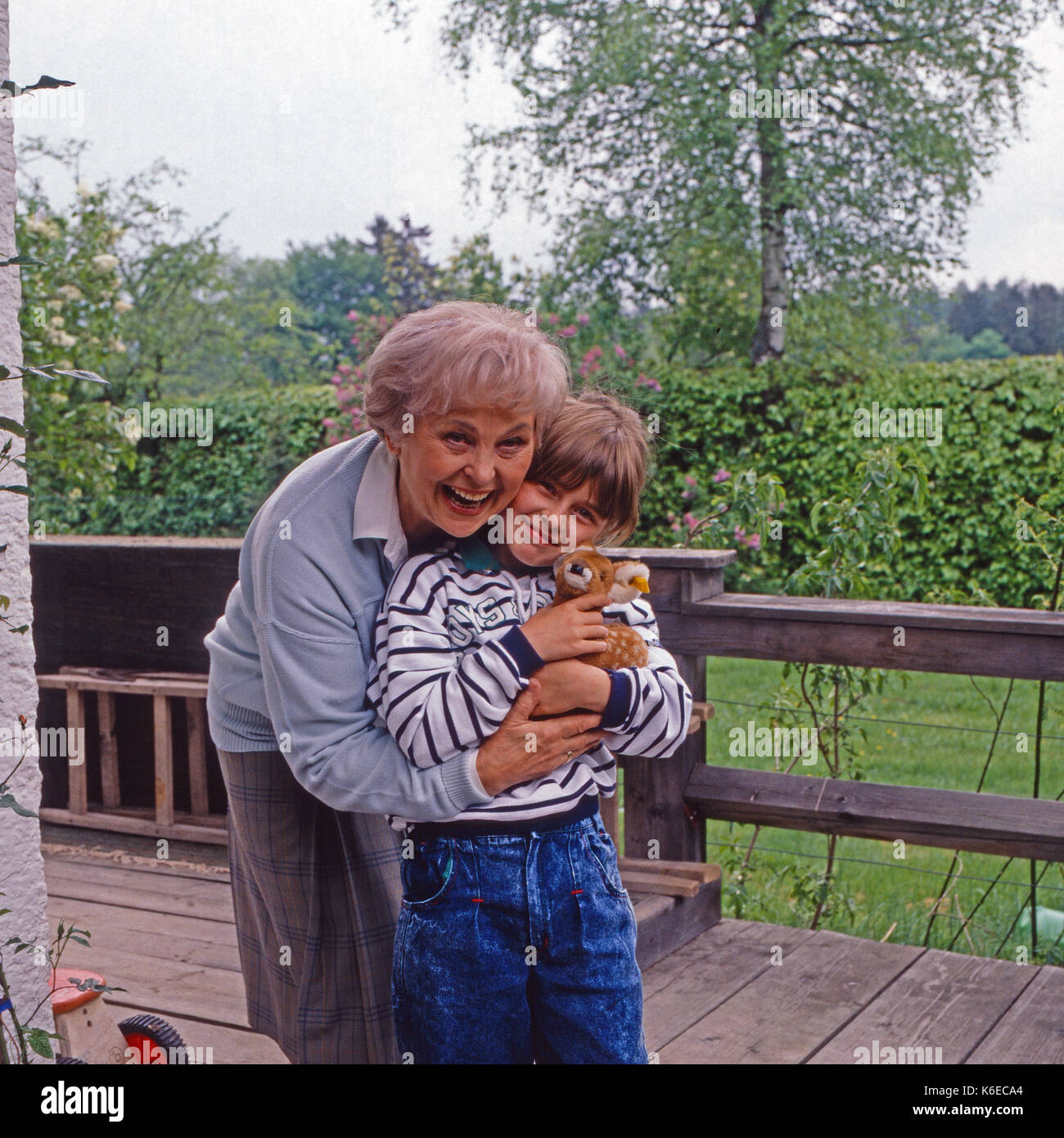 Forsthaus Falkenau, Fernsehserie, Deutschland 1989 - 2013: Bruni Löbel Darsteller, Nicole Schmidt Foto de stock