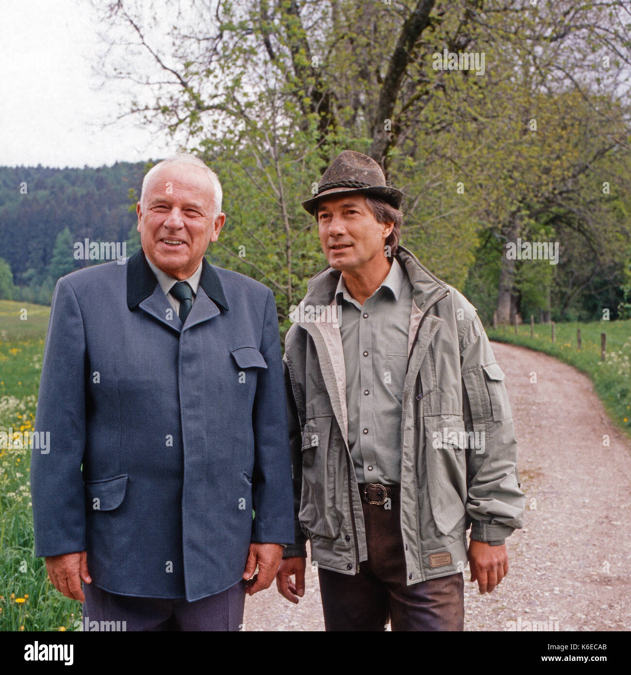 Forsthaus Falkenau, Fernsehserie, Deutschland 1989 - 2013: Walter Buschhoff Darsteller, Christian Wolff Foto de stock