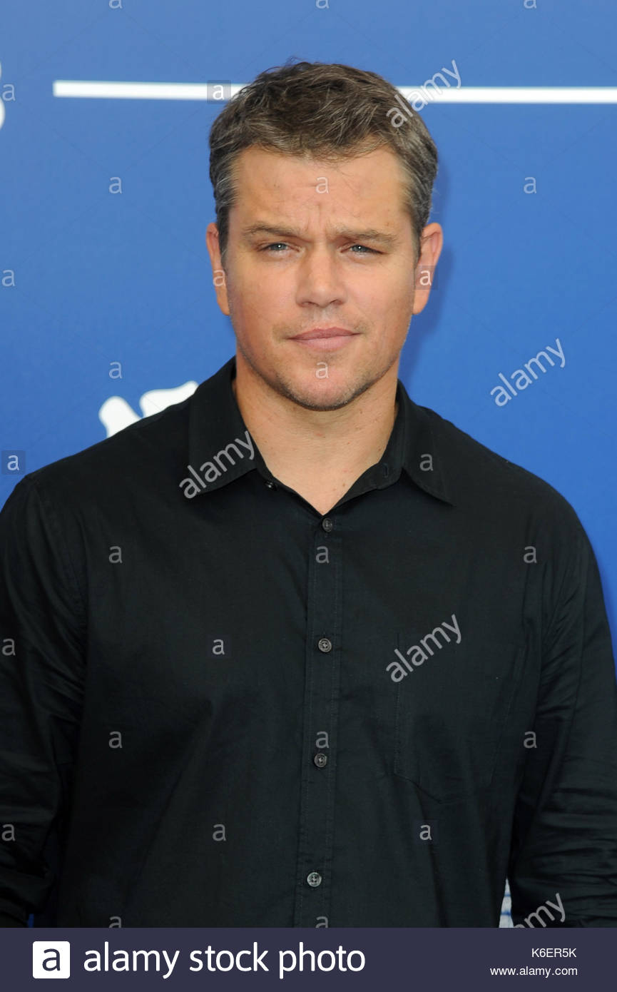 Matt Damon venezia 05-09-2017 Foto de stock