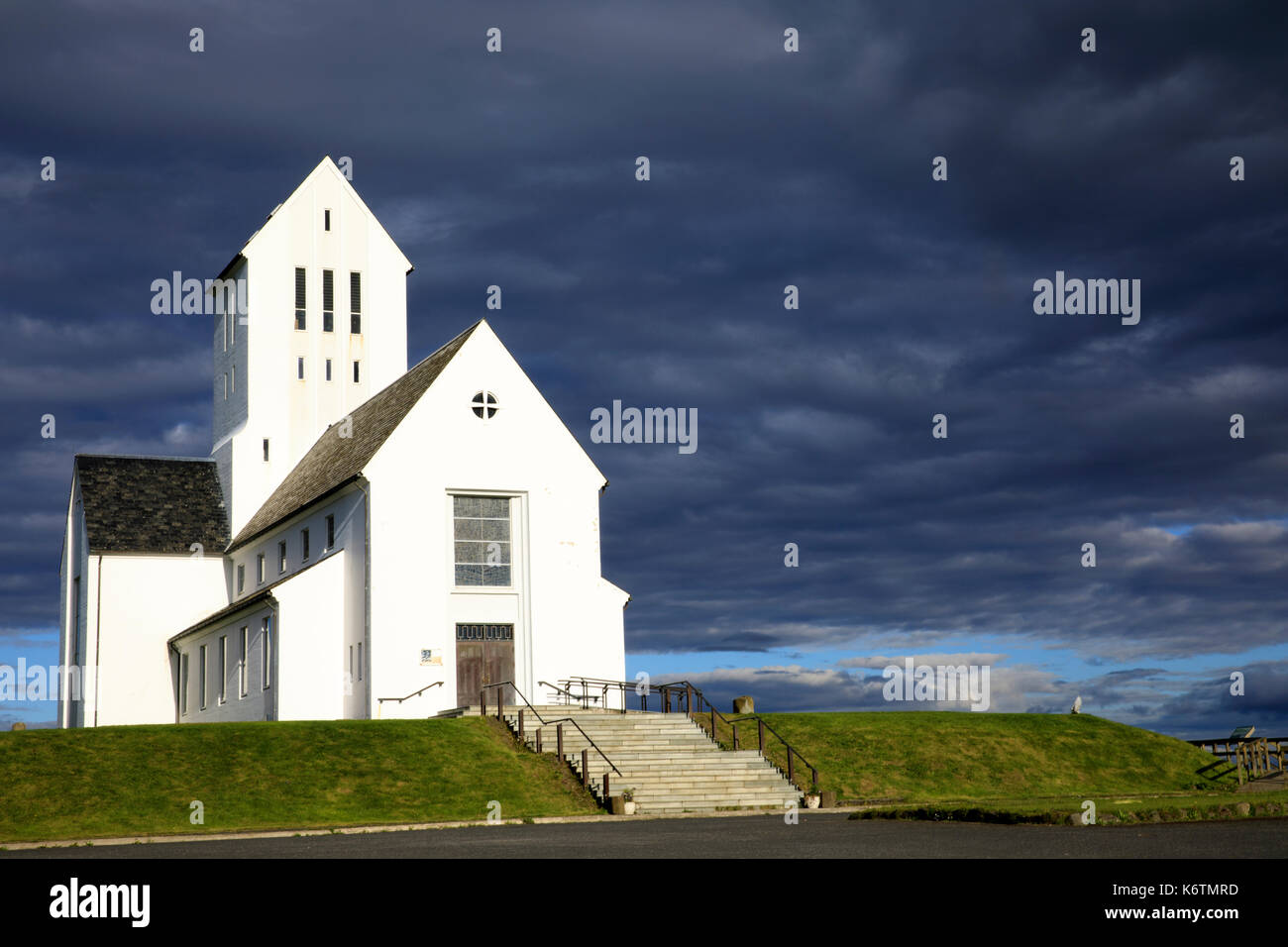La catedral de skálholt, skálholtdómkirkja, Islandia, Europa Fotografía