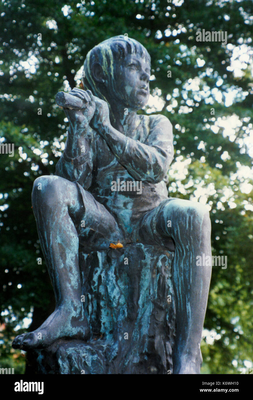 NIELSEN, Carl - memorial por su esposa Anne Marie Carl Nielsen (1863-1945). CN: Danés compositor y director de orquesta, 1865-1931 Foto de stock
