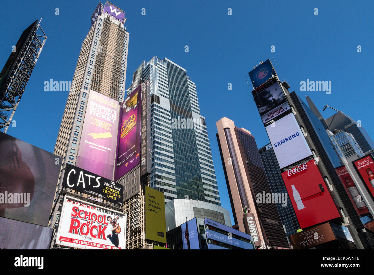 Times Square, Nueva York, EE.UU. Foto de stock