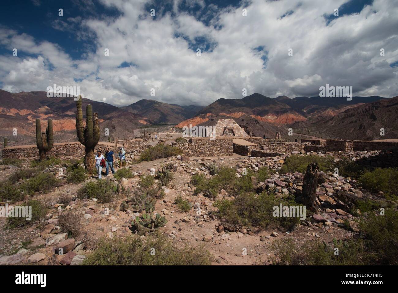 Argentina Provincia De Jujuy La Quebrada De Humamuaca Canyon Tilcara El Pucará De Tilcara 4760