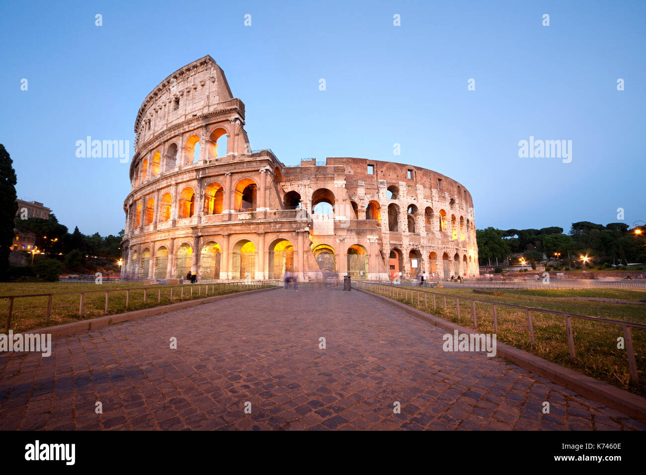 El Coliseo, Roma Foto de stock