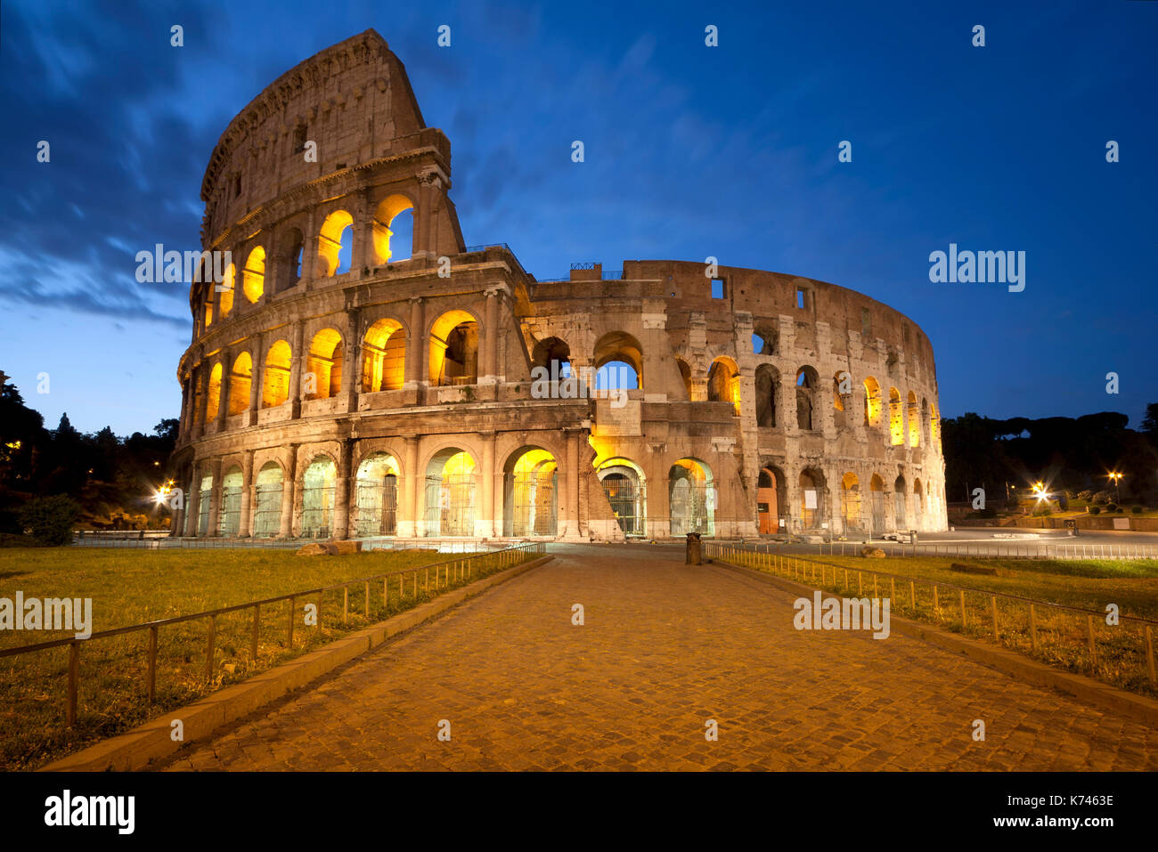 El Coliseo, Roma Foto de stock