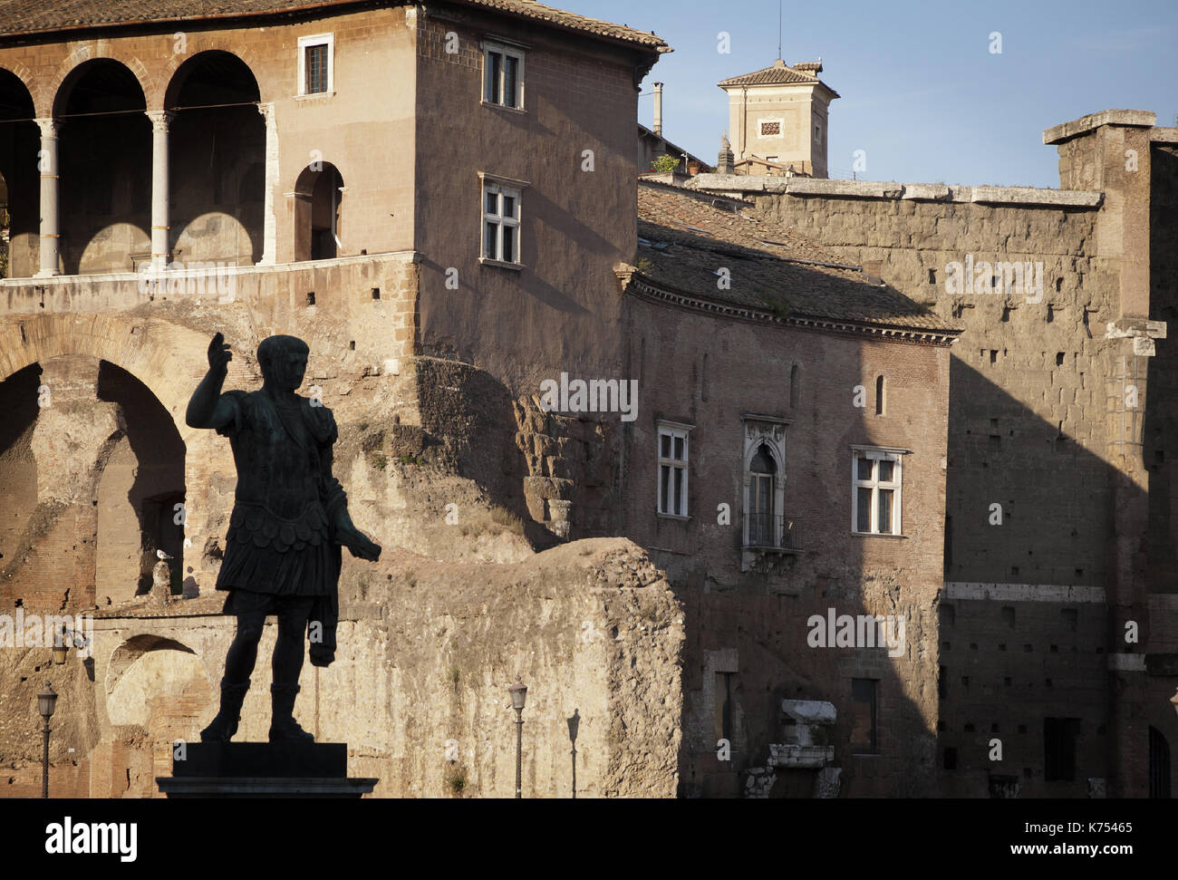 Roma, foros imperiales. Europa, Italia, el foro romano Foto de stock
