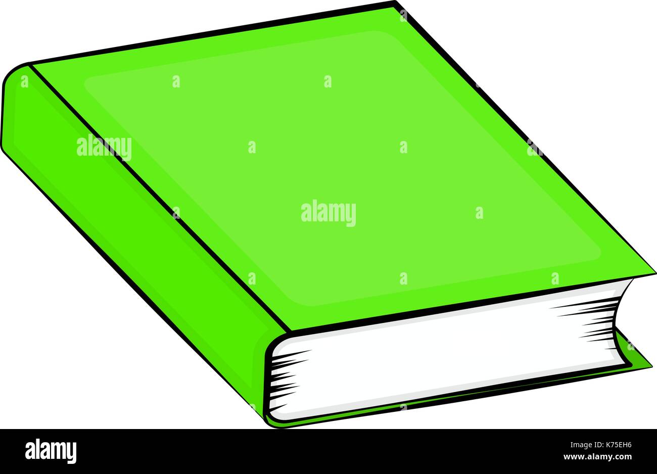Libro cerrado cartoon símbolo vectorial diseño. bonita ilustración aislado  sobre fondo blanco Imagen Vector de stock - Alamy
