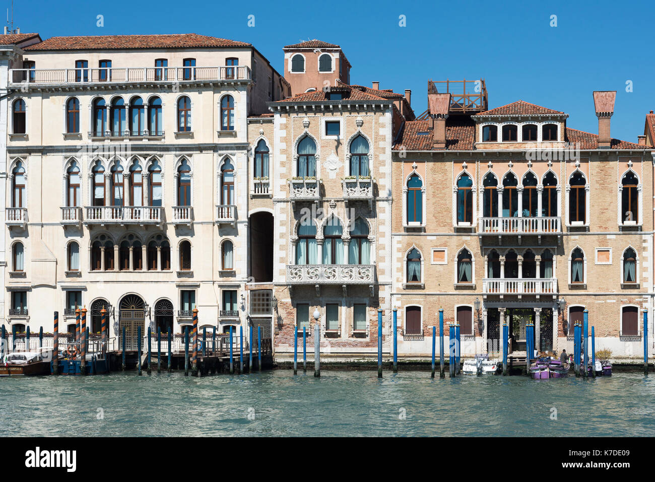 Palazzo Contarini Fasan, también Casa di Desdemona después de Othello de Shakespeare, San Marco, Venecia, Veneto, Italia Foto de stock
