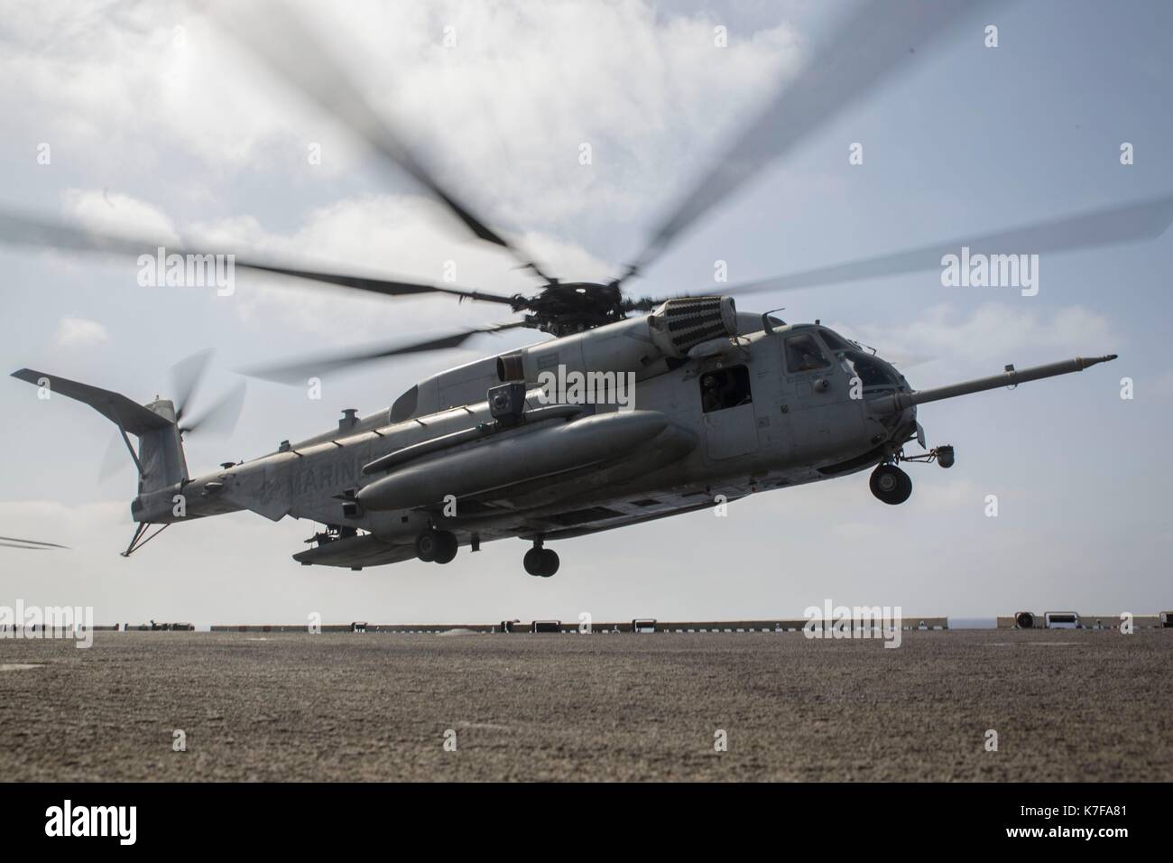 Tipo CH-53E Super Stallion helicóptero Foto de stock